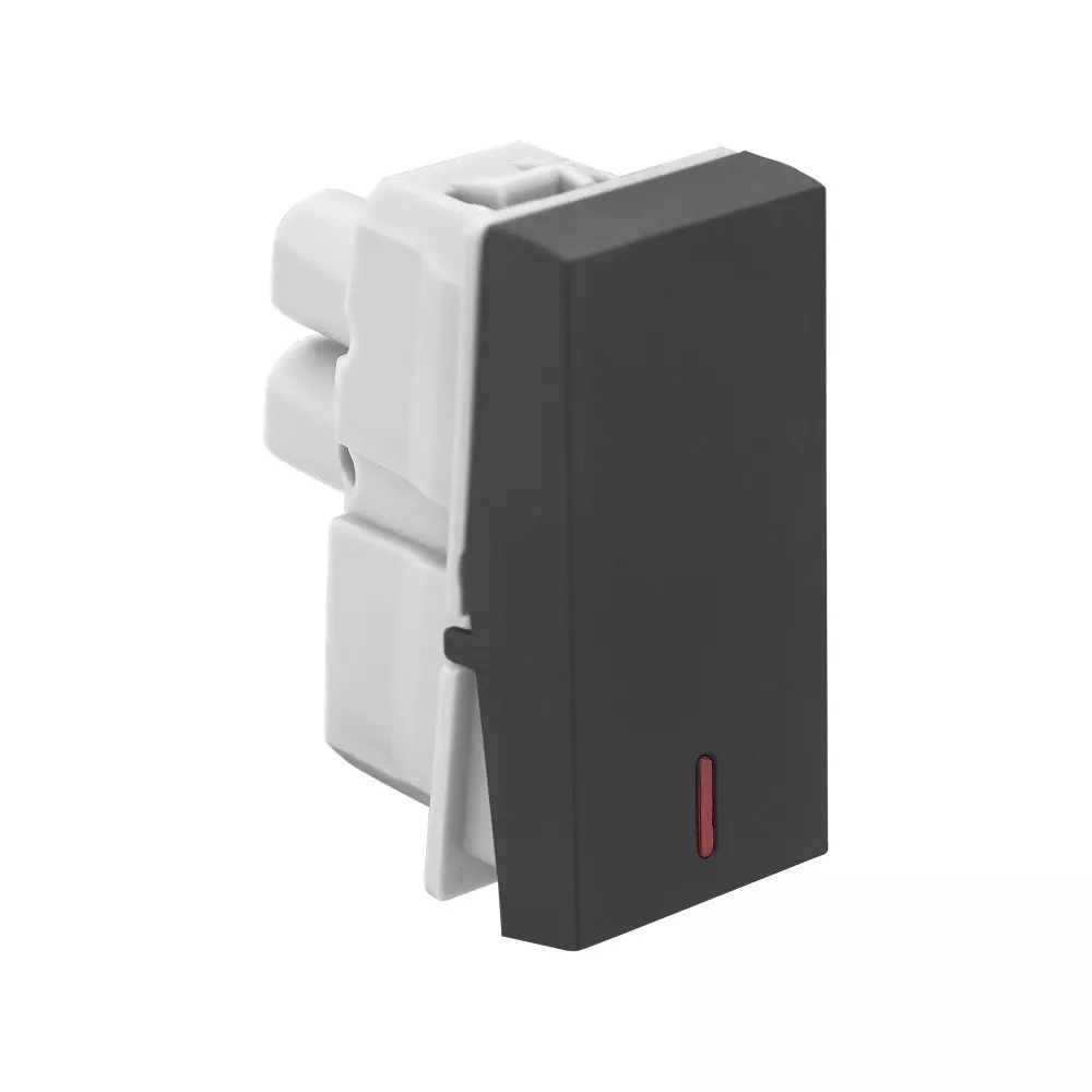 Best legrand-switch-with-indicator-allzy-matt-black-6812-08 Legrand Switch with Indicator Allzy 20 Amp 1 Way 1 Module Matt Black, 6812 08 (Pack of 20 Pcs)