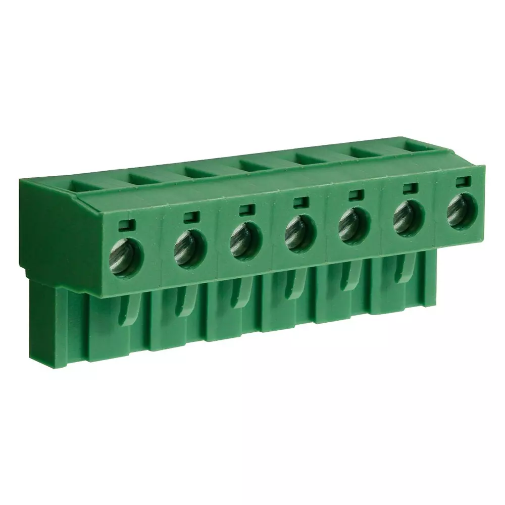 CAMDENBOSS Terminal Block, Pluggable, 7Pos, 14Awg, CTBP9408/7 CAMDENBOSS Terminal Block, Pluggable, 7Pos, 14Awg, CTBP9408/7