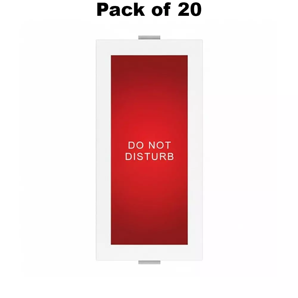 Buy k9-dnd-indicator-1-module-white-9053-pack-of-20 K9 Dnd Indicator 1 Module White, 9053 (Pack of 20)