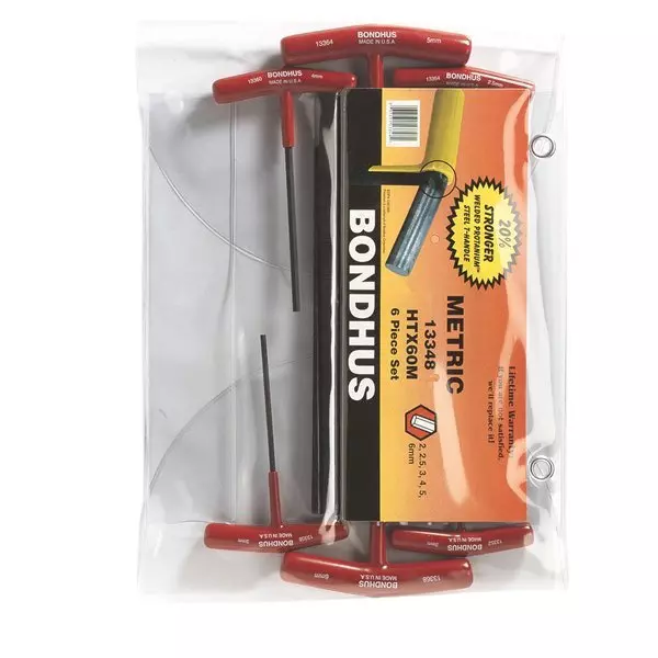 Best bondhus-proguard-hex-end-t-handles-protanium-steel-2-to-6-mm-size-and-6-inch-length-15248-set-of-6 Bondhus ProGuard Hex End T-Handles Protanium Steel 2 to 6 mm Size and 6 inch Length, 15248 (Set of 6)