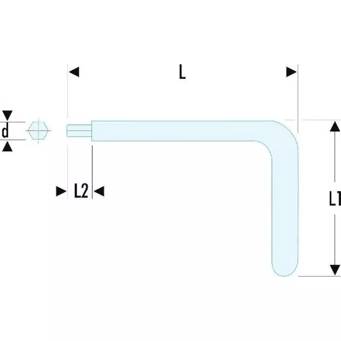 Best facom-l-shape-metric-hex-key-6mm-836avse Facom L Shape Metric Hex Key, 6mm, 83.6AVSE