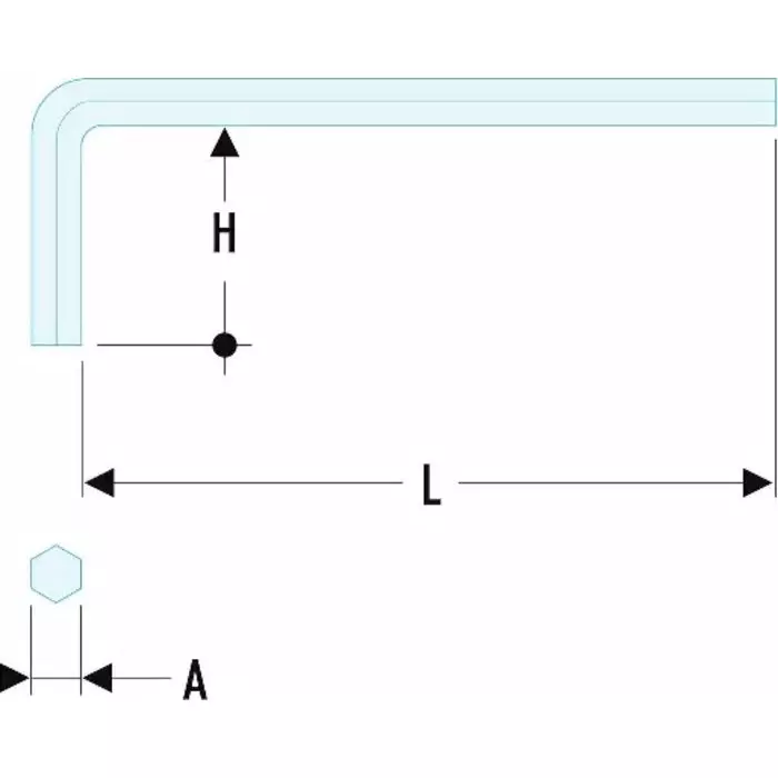 Best facom-l-shape-metric-hex-key-27mm-83h27 Facom L Shape Metric Hex Key, 27mm, 83H.27