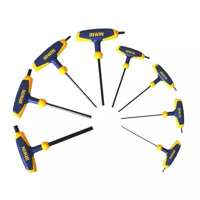 Irwin 8 piece T Shape Metric Hex Key Set, 2mm, T10771 Irwin 8 piece T Shape Metric Hex Key Set, 2mm, T10771