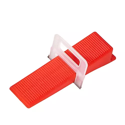 FLAMINGO ENTERPRISE Tile Leveler Kit 50 Pcs Wedge & 100 Clip Spacer 4 mm Durable Plastic Red & White 9 cm Length, FM-272 FLAMINGO ENTERPRISE Tile Leveler Kit 50 Pcs Wedge & 100 Clip Spacer 4 mm Durable Plastic Red & White 9 cm Length, FM-272