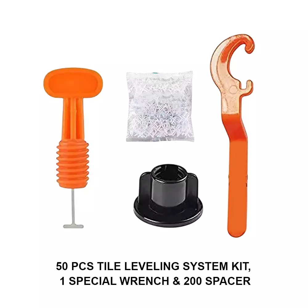 Buy flamingo-enterprise-tile-leveling-system-50-pcs-kit-with-1-special-wrench-2-mm-spacer-200-non-magnetic-line-level-5-cm-length-fm-342 FLAMINGO ENTERPRISE Tile Leveling System 50 Pcs Kit With 1 Special Wrench & 2 mm Spacer 200 Non-magnetic Line Level 5 cm Length, FM-342