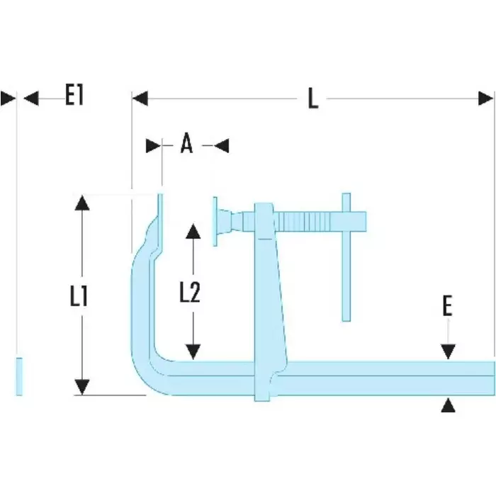 Best facom-300mm-x-80mm-g-clamp-272a300 Facom 300mm x 80mm G Clamp, 272A.300