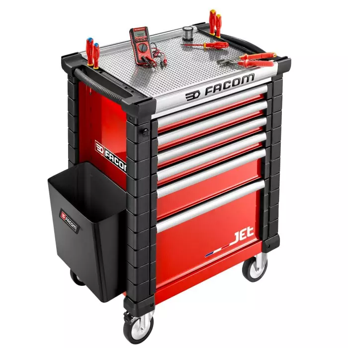 Facom Steel Tool Box Accessory for use with JET Series, JET.LA5-2 Facom Steel Tool Box Accessory for use with JET Series, JET.LA5-2