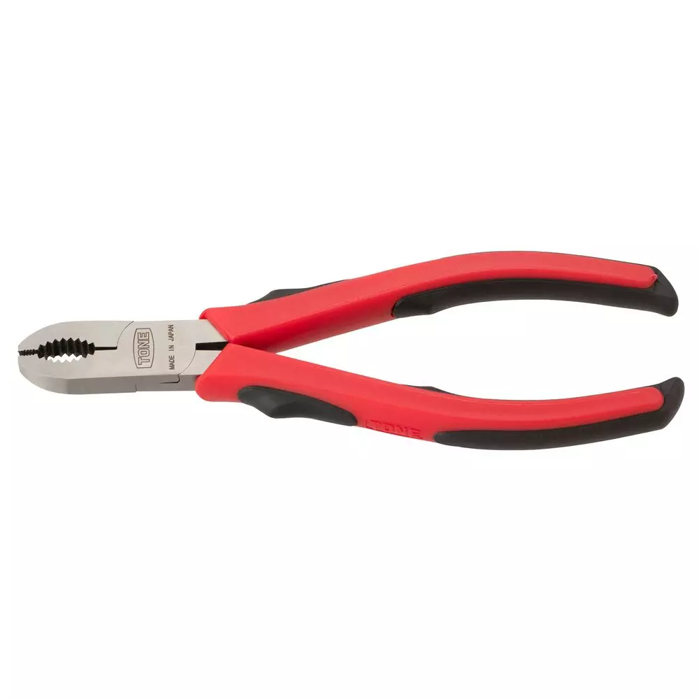 TONE Break Screw Pliers Structural Steel & Resin 181 mm Length, BNP-175G TONE Break Screw Pliers Structural Steel & Resin 181 mm Length, BNP-175G