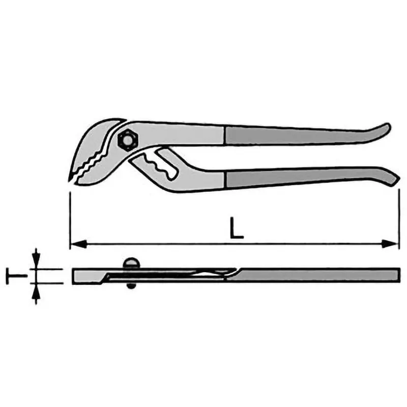 Buy tone-water-pump-pliers-38-mm-maximum-jaw-opening-kwp-250 TONE Water Pump Pliers 38 mm Maximum Jaw Opening, KWP-250
