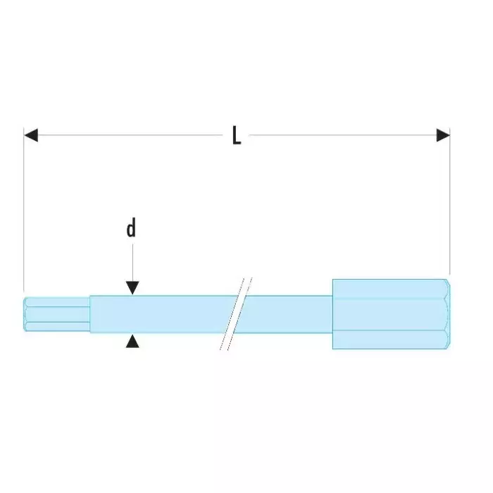 Best facom-hexagon-screwdriver-bit-8-mm-tip-eh208l Facom Hexagon Screwdriver Bit, 8 mm Tip, EH.208L