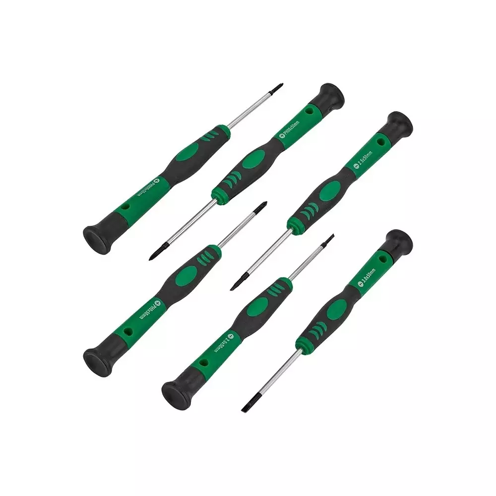Product rock-force-precision-screwdriver-set-steel-sl-2-25-3-ph-000-00-0-slotted-sl-ph-straight-handle-rf-7006pc-pack-of-6-pcs Rock Force Precision Screwdriver Set Steel SL 2, 2.5 & 3:, PH 000, 00 & 0 Slotted SL, PH Straight Handle, RF-7006PC (Pack of 6 Pcs)