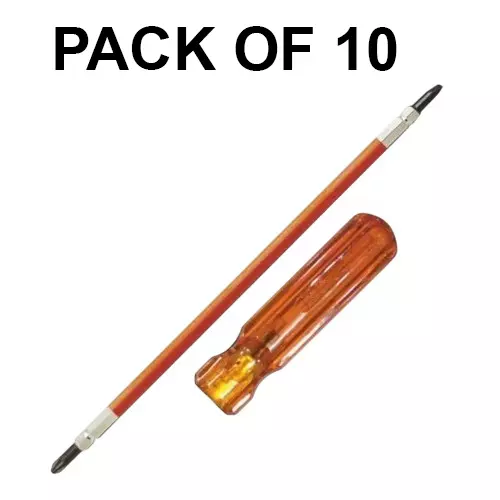 Buy ego-2-in-1-reversible-screw-driver-minus-phillip-head-6-mm-blade-dia-150-mm-length-orange-hexagon-rod Ego 2 In 1 Reversible Screw Driver Minus & Phillip Head 6 mm Blade Dia. 150 mm Length Orange, HEXAGON ROD (Pack of 10)