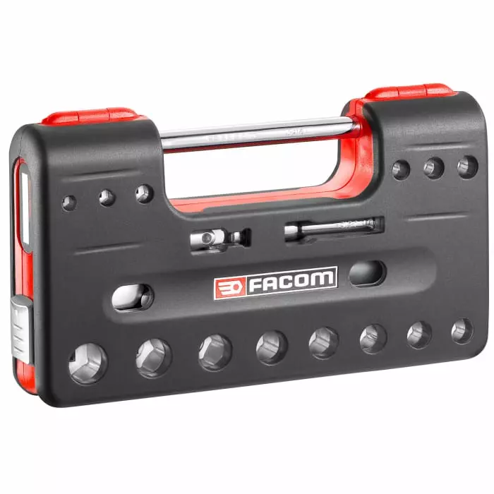 Best facom-38-in-hexagon-hexagon-socket-set-chrome-chrome-vanadium-steel-jldbox1pb Facom 3/8 in Hexagon Hexagon Socket Set Chrome Chrome Vanadium Steel, JL.DBOX1PB