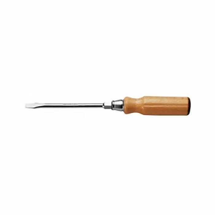 Facom SlottedScrewdriver, 6.5 x 1.2 mm Tip, 125 mm Blade, 240 mm Overall, ATHH.6,5X125 Facom SlottedScrewdriver, 6.5 x 1.2 mm Tip, 125 mm Blade, 240 mm Overall, ATHH.6,5X125
