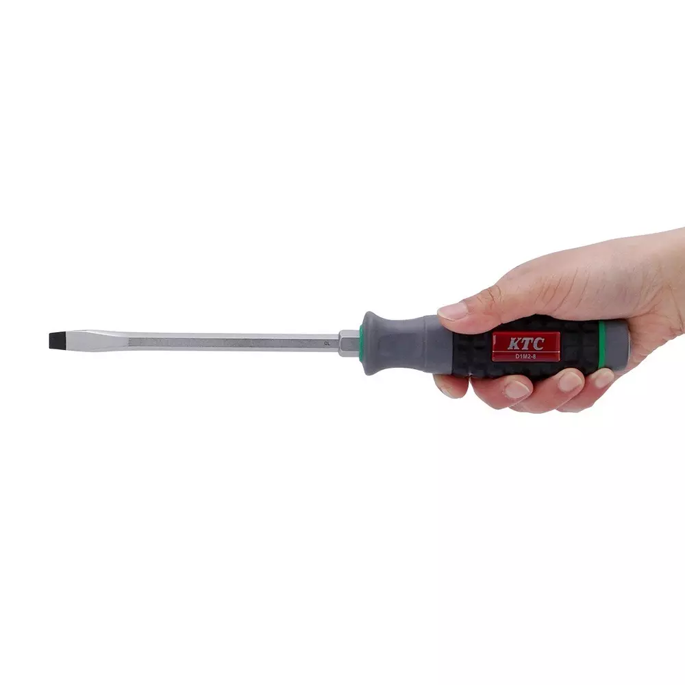 Shop ktc-penetrating-screwdriver-d1m2-8 Ktc Minus Penetrating Screwdriver Resin Grip 8 mm Tip 150 mm Shaft, D1M2-8