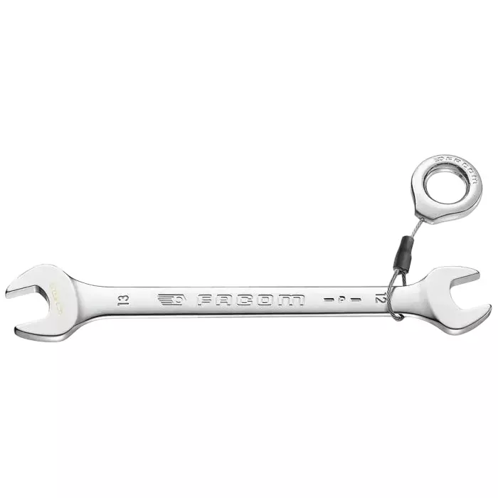 Facom Open Ended Spanner, 6mm, Metric, Height Safe, Double Ended, 120 mm Overall, 44.6X7SLS Facom Open Ended Spanner, 6mm, Metric, Height Safe, Double Ended, 120 mm Overall, 44.6X7SLS