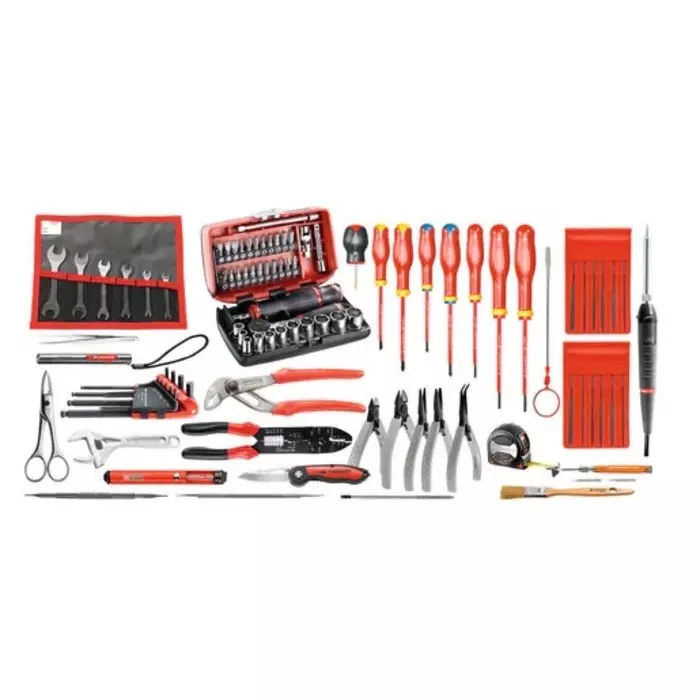 Facom 94 Piece Electricians Tool Kit with Case, 2208.EL32 Facom 94 Piece Electricians Tool Kit with Case, 2208.EL32