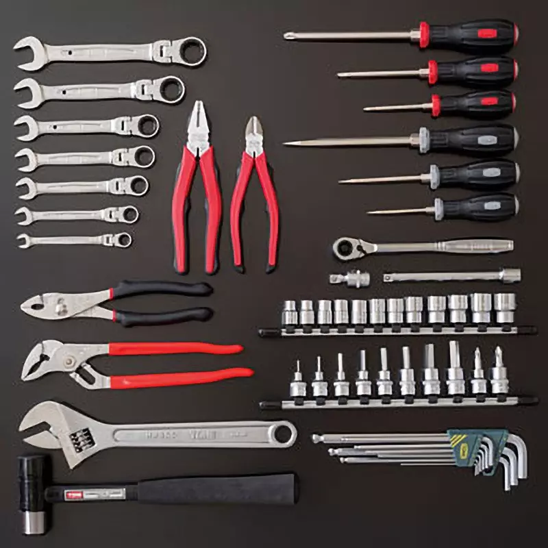 Best tone-tool-set-tsh330-95-mm-square-drive-tsh330bk-set-of-54-pcs TONE Tool Set Tsh330 9.5 mm Square Drive, TSH330BK (Set of 54 Pcs)