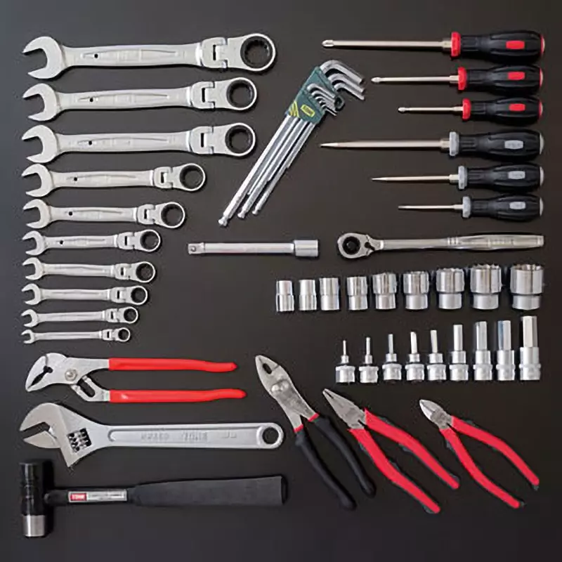 Best tone-tool-set-tsh430-127-mm-square-drive-tsh430bk-set-of-52-pcs TONE Tool Set Tsh430 12.7 mm Square Drive, TSH430BK (Set of 52 Pcs)