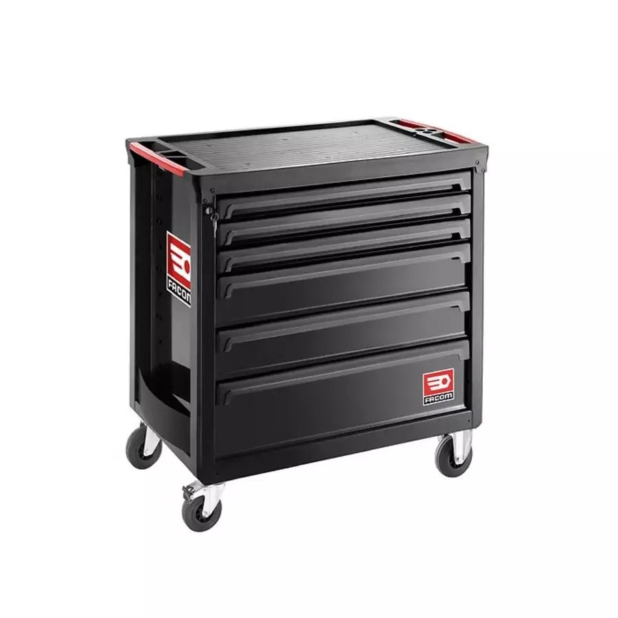 Facom 6 Drawer Polypropylene Wheeled Tool Cabinet, ROLL.6NM4APF Facom 6 Drawer Polypropylene Wheeled Tool Cabinet, ROLL.6NM4APF