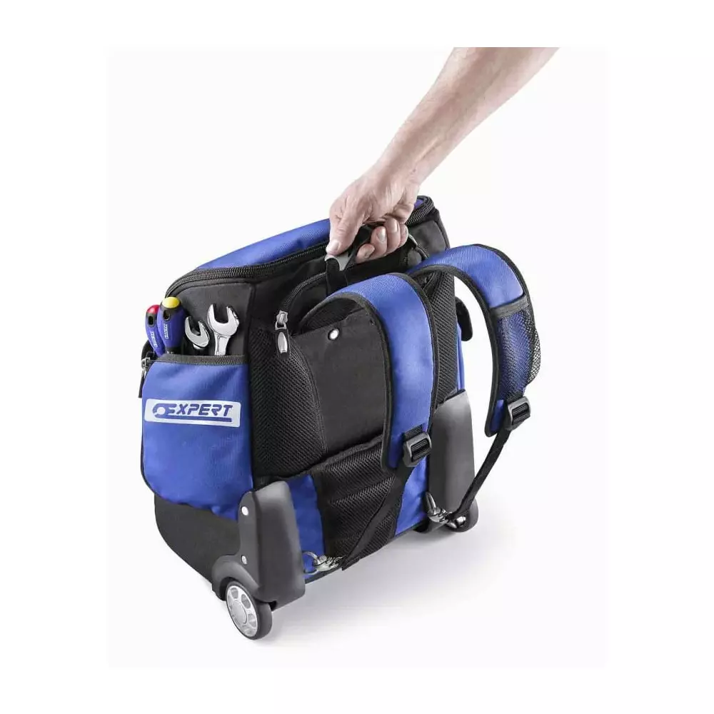 Buy facom-fabric-wheeled-bag-with-shoulder-strap-338mm-x-218mm-x-470mm-e010602 Facom Fabric Wheeled Bag with Shoulder Strap 338mm x 218mm x 470mm, E010602