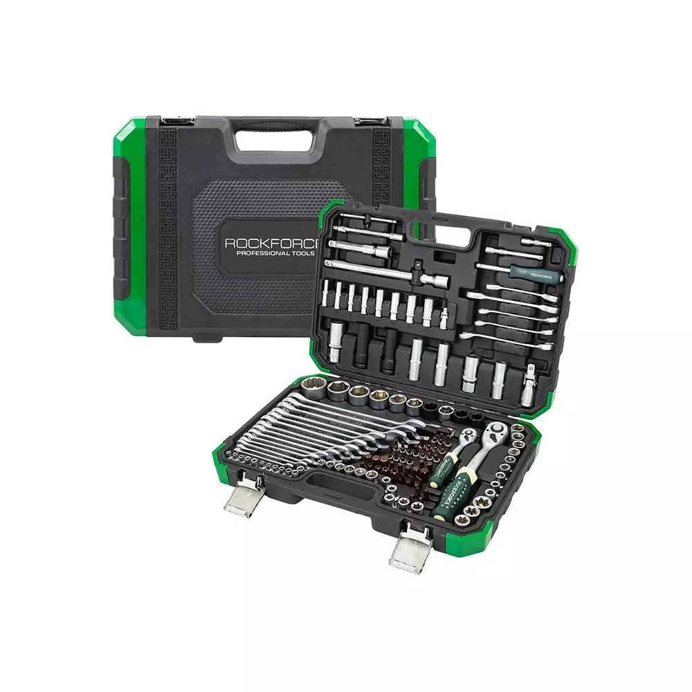 Photo rock-force-tool-kit-set-4--32-mm-head-range-635-127-mm-14-12-inch-rf-41252-5-premium-pack-of-125-6-pcs Rock Force Tool Kit Set 4 - 32 mm Head Range 6.35 & 12.7 mm (1/4 & 1/2 inch), RF-41252-5 Premium (Pack of 125 + 6 Pcs)