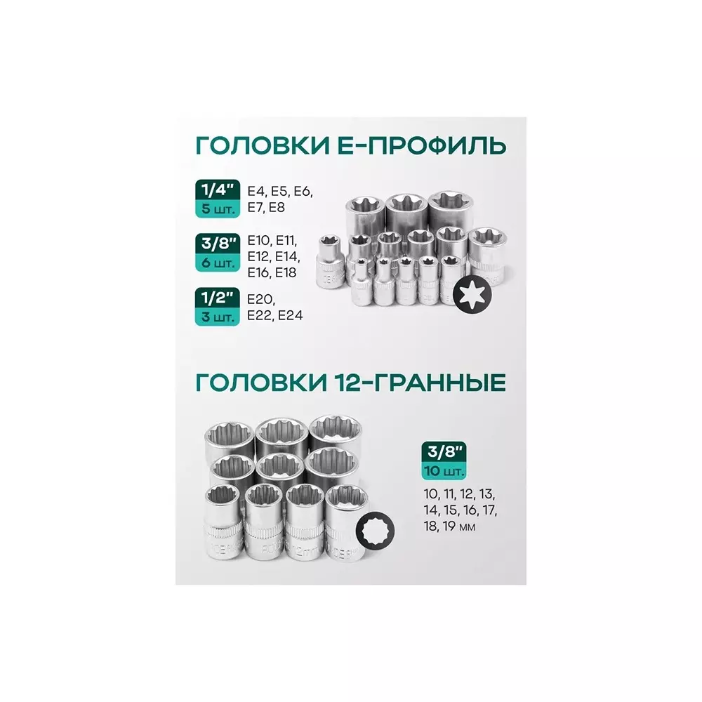 Shop rock-force-tool-kit-set-35--32-mm-head-range-635-952-127-mm-14-38-12-inch-rf-38841w-premium-pack-of-216-pcs Rock Force Tool Kit Set 3.5 - 32 mm Head Range 6.35, 9.52 & 12.7 mm (1/4, 3/8 & 1/2 inch), RF-38841W Premium (Pack of 216 Pcs)