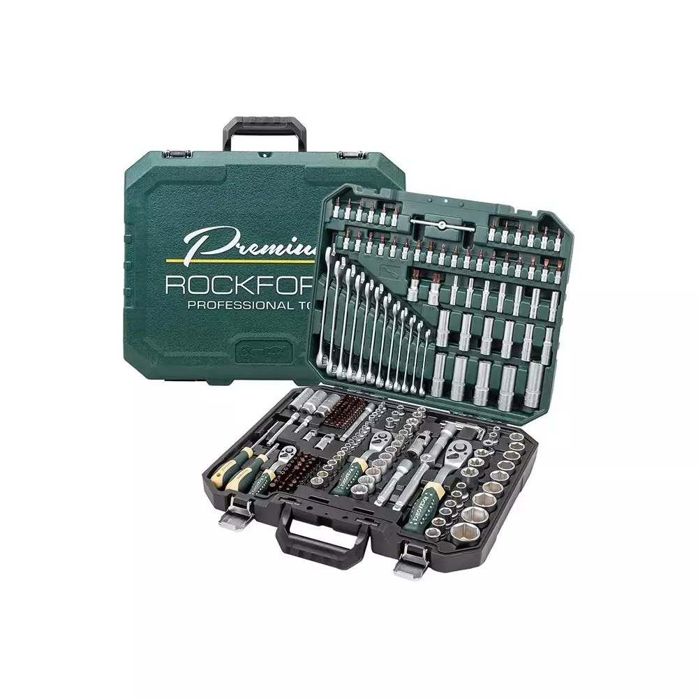 Photo rock-force-tool-kit-set-35--32-mm-head-range-635-952-127-mm-14-38-12-inch-rf-38841w-premium-pack-of-216-pcs Rock Force Tool Kit Set 3.5 - 32 mm Head Range 6.35, 9.52 & 12.7 mm (1/4, 3/8 & 1/2 inch), RF-38841W Premium (Pack of 216 Pcs)