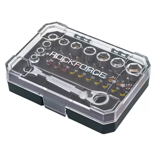 Offer rock-force-tool-kit-set-5--14-mm-head-range-635-mm-14-inch-rf-2311-5-pack-of-31-pcs Rock Force Tool Kit Set 5 - 14 mm Head Range 6.35 mm (1/4 inch), RF-2311-5 (Pack of 31 Pcs)