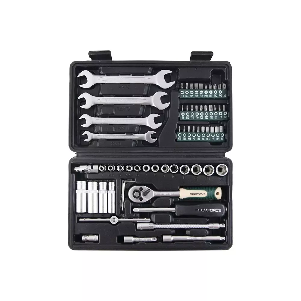 Offer rock-force-tool-kit-set-4--14-mm-head-range-635-mm-14-inch-rf-2622-5-pack-of-62-pcs Rock Force Tool Kit Set 4 - 14 mm Head Range 6.35 mm (1/4 inch), RF-2622-5 (Pack of 62 Pcs)