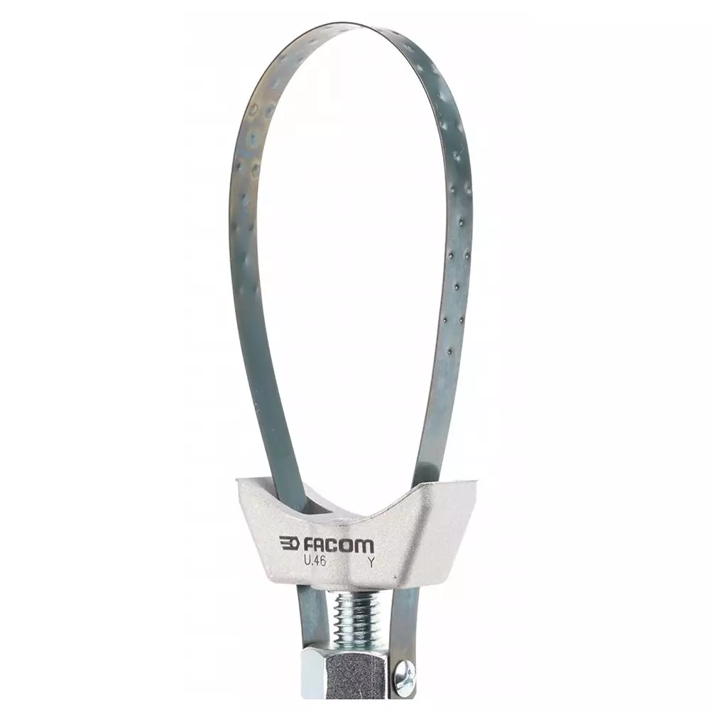Shop facom-strap-wrench-260-mm-overall-105mm-jaw-capacity-metal-handle-u46 Facom Strap Wrench, 260 mm Overall, 105mm Jaw Capacity, Metal Handle, U.46