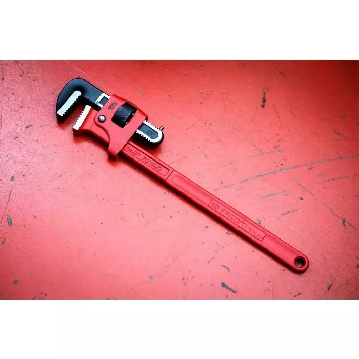 Product facom-pipe-wrench-6000-mm-overall-76mm-jaw-capacity-metal-handle-131a24sls Facom Pipe Wrench, 600.0 mm Overall, 76mm Jaw Capacity, Metal Handle, 131A.24SLS