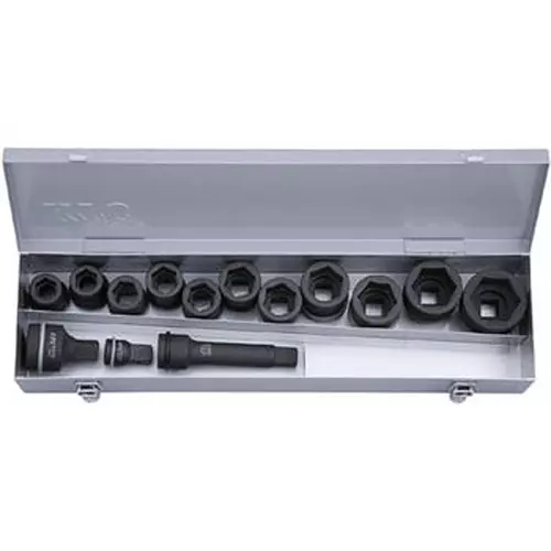 Ktc Impact Socket Set 21 mm-46 mm 19.0 mm Sq. Drive, TBP614TP (Pack of 14) Ktc Impact Socket Set 21 mm-46 mm 19.0 mm Sq. Drive, TBP614TP (Pack of 14)