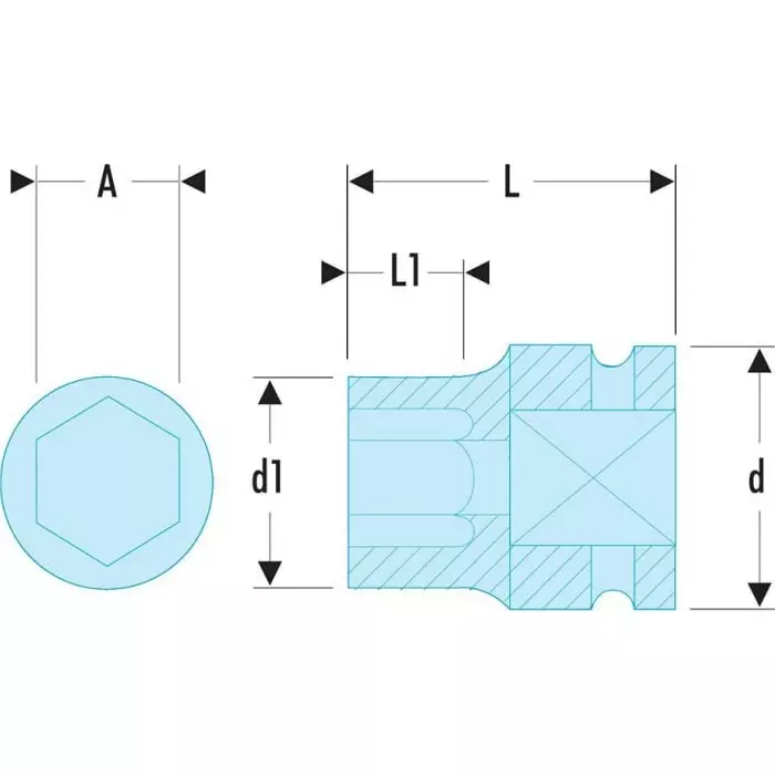 Best facom-12mm-12-in-drive-impact-socket-38-mm-length-ns12a Facom 12mm, 1/2 inch Drive Impact Socket, 38 mm length, NS.12A