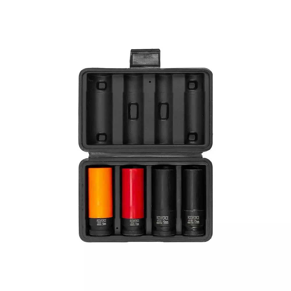 Offer rock-force-thin-walled-hex-impact-socket-set-17-19-mm-head-range-127-mm-12-inch-rf-4032th44-set-of-4-pcs Rock Force Thin-Walled Hex Impact Socket Set 17 & 19 mm Head range 12.7 mm (1/2 inch), RF-4032TH44 (Set of 4 Pcs)