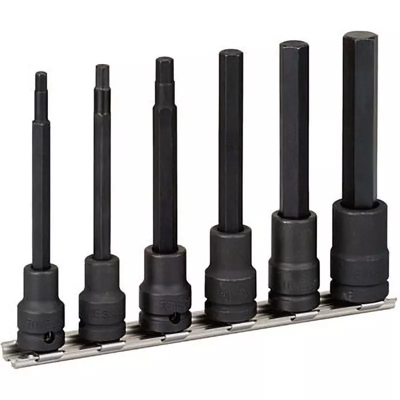 TONE Long Hexagon Socket Set Strong Type, With Holder, HKH306L TONE Long Hexagon Socket Set Strong Type, With Holder, HKH306L