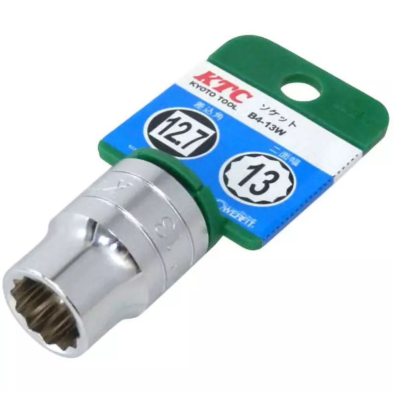 Ktc Twelve Corners Socket 12.7 mm Sq. Drive, B4-13W Ktc Twelve Corners Socket 12.7 mm Sq. Drive, B4-13W