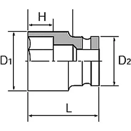 Buy ktc-semi-deep-impact-socket-39-mm-ol-95-mm-sq-drive-bp3m-19t Ktc Semi-Deep Impact Socket 39 mm OL 9.5 mm Sq. Drive, BP3M-19T