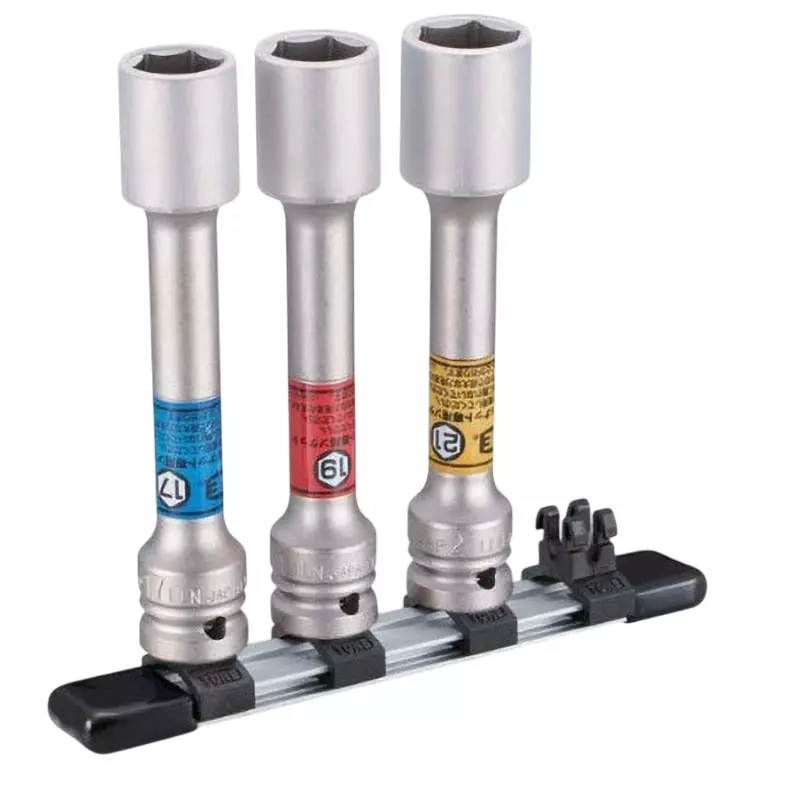 TONE Impact Foil Nut Socket Set 4AP-17LLN, 4AP-19LLN, 4AP-21LLN, HAP403LLN TONE Impact Foil Nut Socket Set 4AP-17LLN, 4AP-19LLN, 4AP-21LLN, HAP403LLN