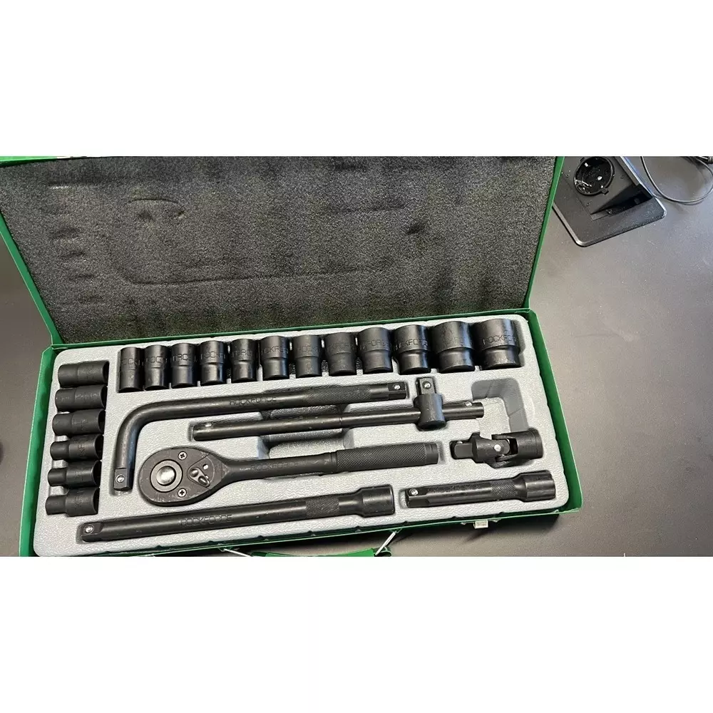 Offer rock-force-socket-set-8--32-mm-head-range-127-mm-12-inch-rf-4245b-5mpb-pack-of-24-pcs Rock Force Socket Set 8 - 32 mm Head range 12.7 mm (1/2 inch), RF-4245B-5MPB (Pack of 24 Pcs)