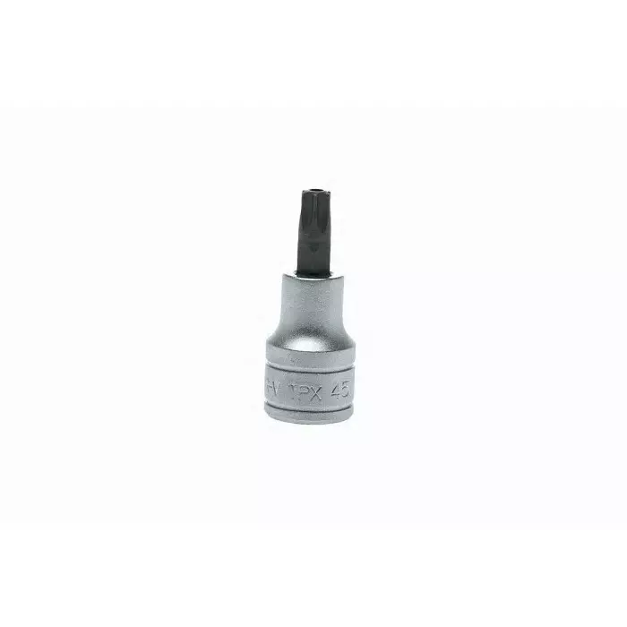 Teng Tools 1/2 inch Drive Bit Socket, Tamperproof Torx Bit, T45, M121245-C Teng Tools 1/2 inch Drive Bit Socket, Tamperproof Torx Bit, T45, M121245-C