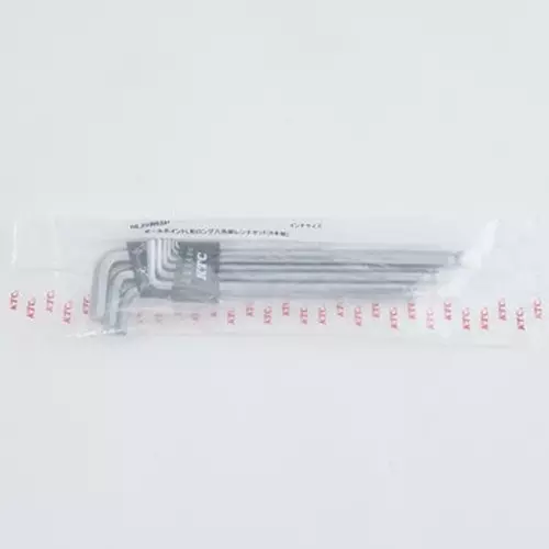 Buy ktc-ball-point-long-hexagon-stick-wrench-set-hl259bsp Ktc Ball Point L-Type Long Hexagon Wrench Set, HL259BSP (Pack of 9)