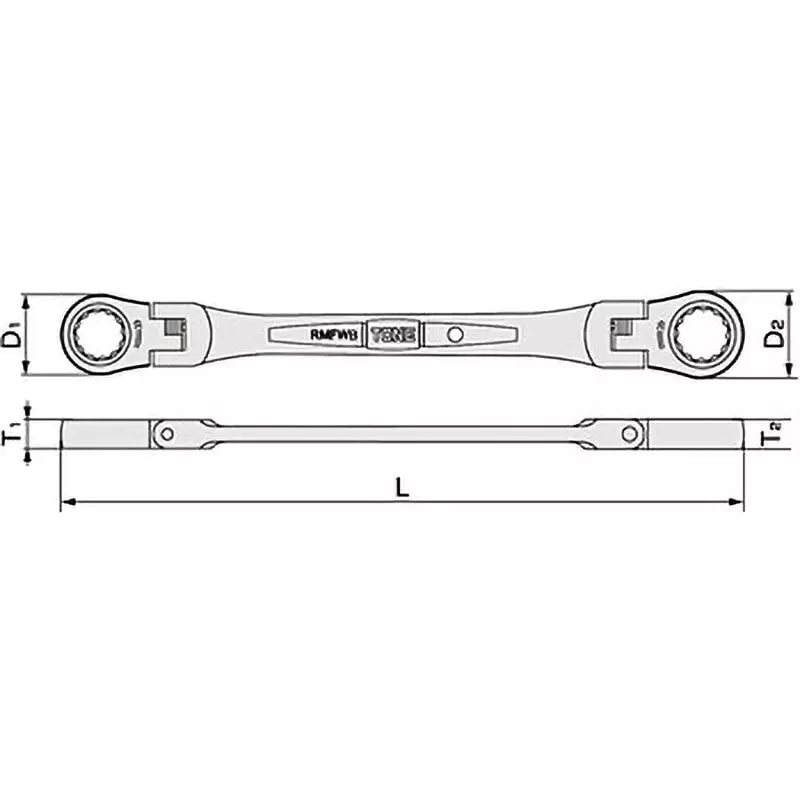 Best tone-double-swing-ratchet-glasses-wrench-inch-rmfwb-1416 TONE Double Swing Ratchet Glasses Wrench inch, RMFWB-1416