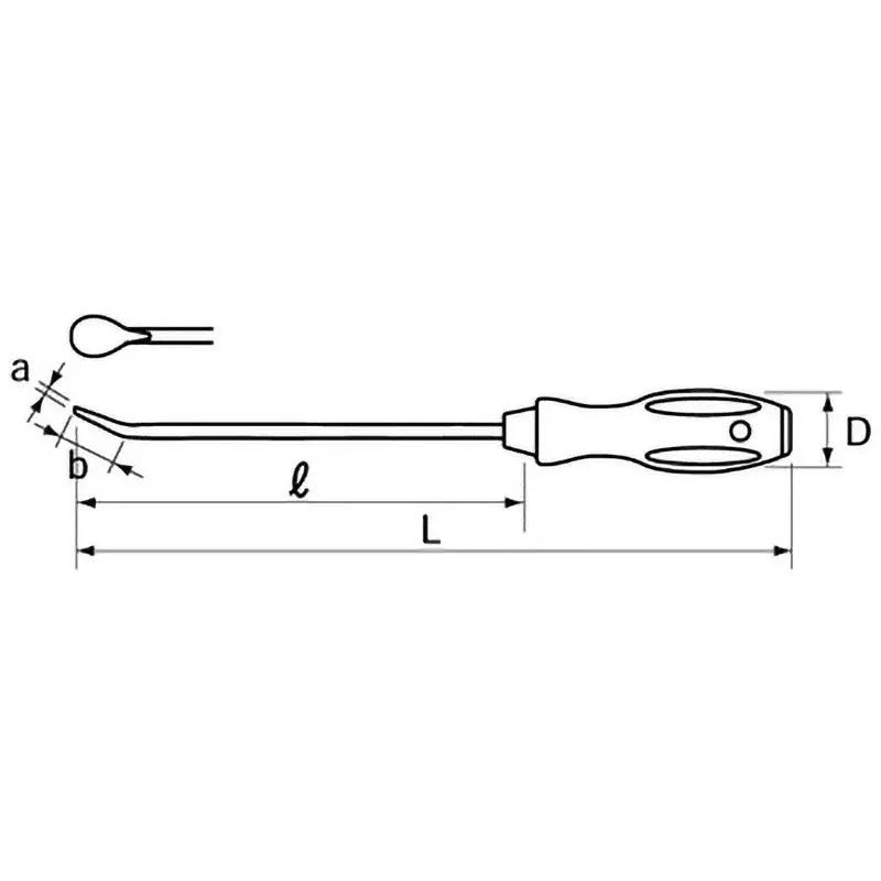 Buy ktc-wheel-cap-wrench-ah101 Ktc Wheel Cap Wrench 350 mm Length, AH101