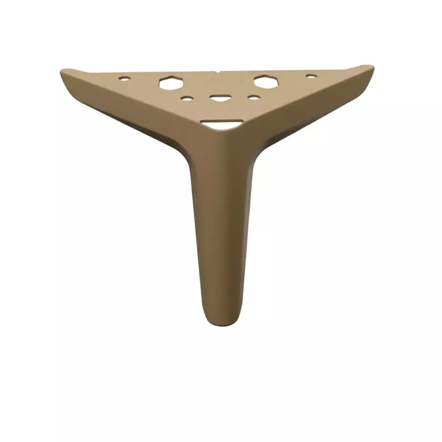 Buy ebco-sofa-leg-4a-brushed-gold-finish-size-120x120x130-mm-sl4a-13-bg-set-of-4 Ebco Sofa Leg 4A Brushed Gold Finish, Size 120x120x130 mm, SL4A-13-BG (Set of 4)