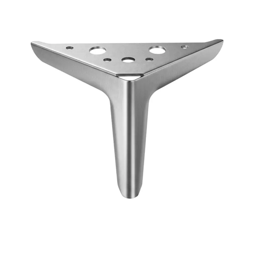 Buy ebco-sofa-leg-4a-ss-finish-size-120x120x130-mm-sl4a-13-ss-set-of-4 Ebco Sofa Leg 4A SS Finish, Size 120x120x130 mm, SL4A-13-SS (Set of 4)