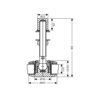 Buy ozone-sss-spider-fittings-25-mm-osp-afb-36-fl Ozone SSS Spider Fittings 25 mm OSP-AFB-36-FL