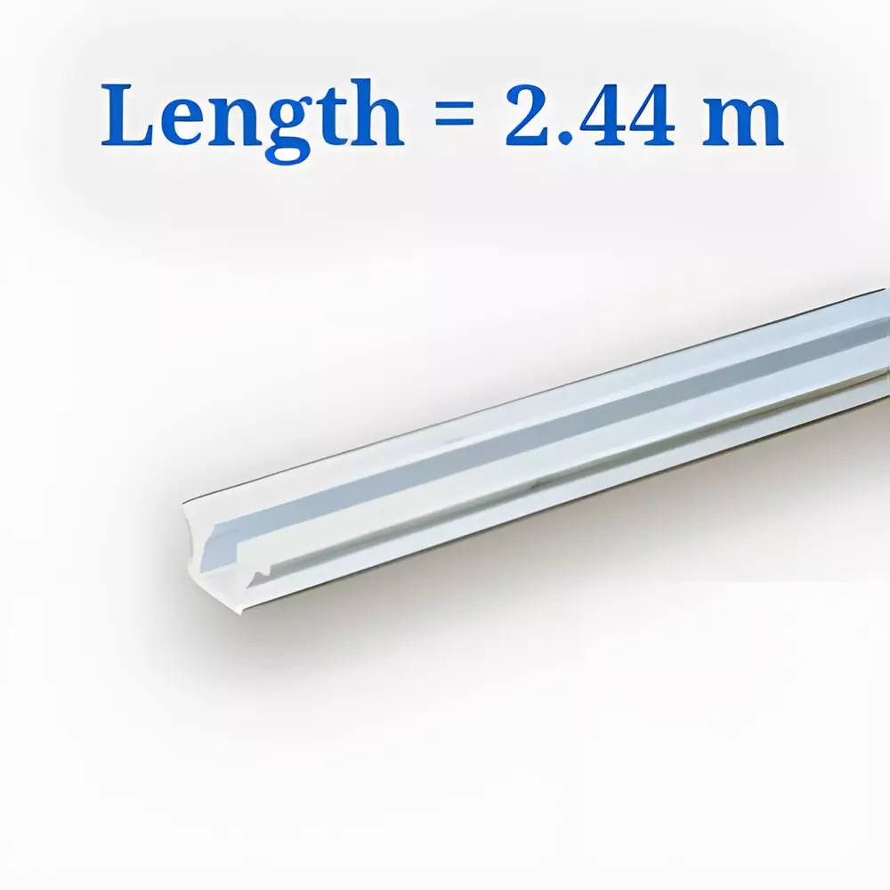 Buy ebco-aluminium-profile-rail-anodised-silver-finish-and-length-244-m-for-sliding-cabinet-shutter-fitting-scf-a1 Ebco Aluminium Profile Rail Anodised Silver Finish and Length 2.44 m for Sliding Cabinet Shutter Fitting, SCF-A1