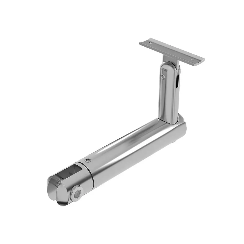 Shop aido-xl-c-offset-handrail-bracket-ss-satin-modular-design-xl-c-9221 AIDO XL-C Offset Handrail Bracket SS Satin Modular Design, XL-C 9221