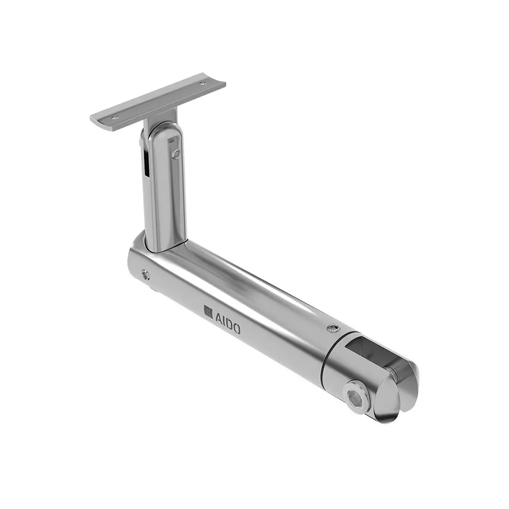 Product aido-xl-c-offset-handrail-bracket-ss-satin-modular-design-xl-c-9221 AIDO XL-C Offset Handrail Bracket SS Satin Modular Design, XL-C 9221